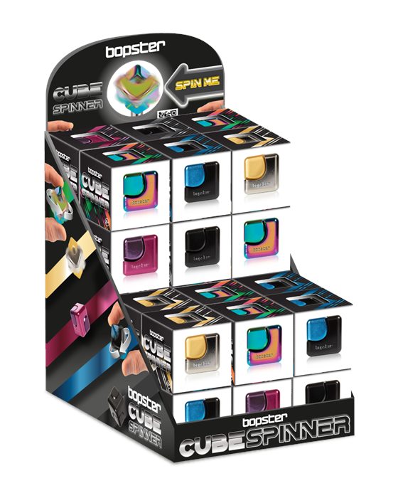 Cube Spinner counter display unit
