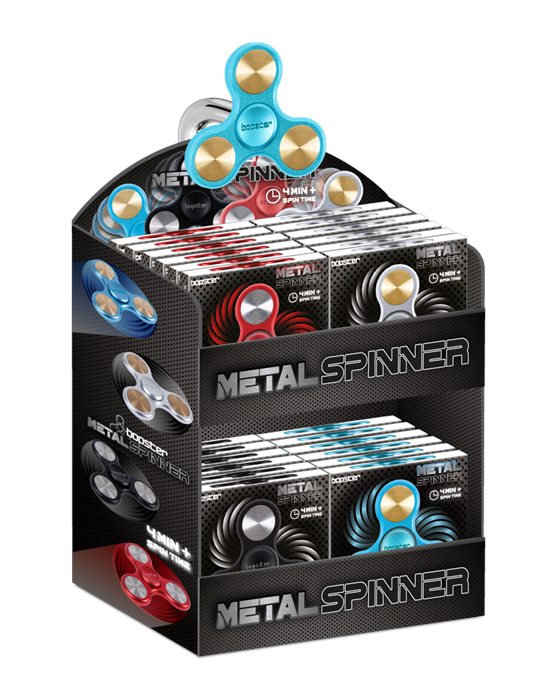 Metal Spinner counter display unit