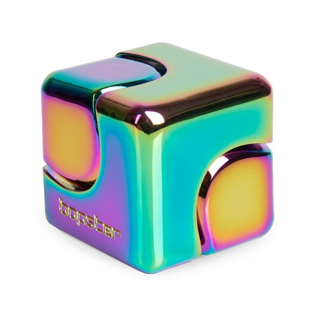 bopster Cube Spinner in Multicoloured Metallic