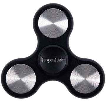 bopster Metal Spinner, Black