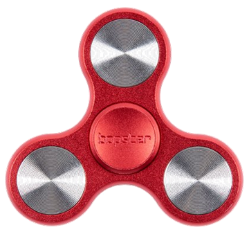 bopster Metal Spinner, Red