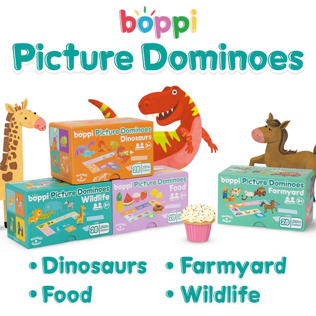 boppi picture dominoes, full range