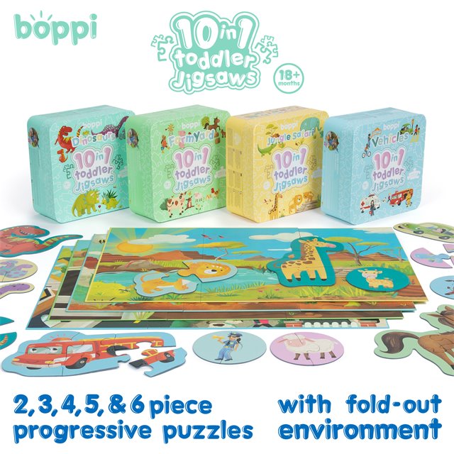 boppi 10-in-1 toddler jigsaws