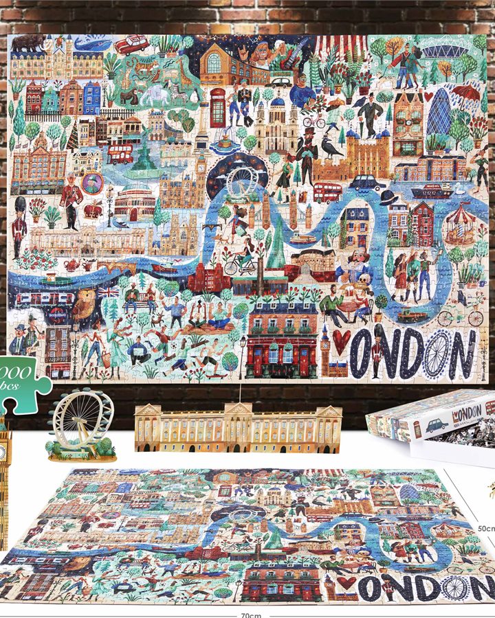 bopster London Illustrated jigsaw puzzle