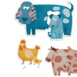 Mideer My First Puzzle Toddler Jigsaw for Children with Large Extra Thick Pieces for Kids Illustrated Animal Shapes 2 3 + Years - Mum & Baby