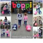 Boppi Tiny Trekker Kids Luggage Travel Suitcase Carry On Cabin Bag Holiday Pull Along Trolley Lightweight Wheeled Holdall 17 Litre Hand Case - Dog