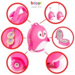 Boppi Tiny Trekker Kids Luggage Travel Suitcase Carry On Cabin Bag Holiday Pull Along Trolley Lightweight Wheeled Holdall 17 Litre Hand Case - Dinosaur