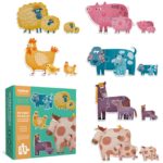 Mideer My First Puzzle Toddler Jigsaw for Children with Large Extra Thick Pieces for Kids Illustrated Animal Shapes 2 3 + Years - Mum & Baby