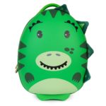 Boppi Tiny Trekker Kids Luggage Travel Suitcase Carry On Cabin Bag Holiday Pull Along Trolley Lightweight Wheeled Holdall 17 Litre Hand Case - Dinosaur