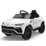 Lamborghini Urus Licensed Battery Powered Electric Kids Ride on Car White