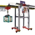 Playmobil City Action 70770 Electric Cargo Crane with Container, Built-in Motor, for Children Ages 4+