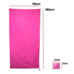 just be... Microfibre Compact Travel Towel - Green - Extra Large