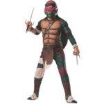 Teenage Mutant Ninja Turtles Deluxe Child Raphael Fancy Dress Costume Small
