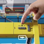 Playmobil City Action 70770 Electric Cargo Crane with Container, Built-in Motor, for Children Ages 4+