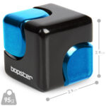 bopster Fidget Cube Spinner - Black and Blue