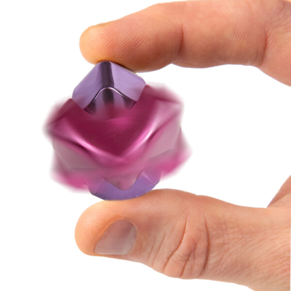 bopster Fidget Cube Spinner - Pink and Purple