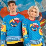 Official Superman Christmas Jumpers for Men Or Women – Ugly Novelty Gifts Xmas Jumper – DC Comics Unisex Knitted Sweater Design - Officially Licensed Geek Christmas Jumper