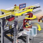 Playmobil City Action 70770 Electric Cargo Crane with Container, Built-in Motor, for Children Ages 4+