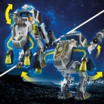 Playmobil 70021 Galaxy Police Robot with Gripper Arm and Weapon, with Light Effects, for Children Ages 5+