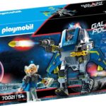 Playmobil 70021 Galaxy Police Robot with Gripper Arm and Weapon, with Light Effects, for Children Ages 5+