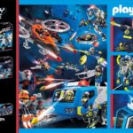 Playmobil 70021 Galaxy Police Robot with Gripper Arm and Weapon, with Light Effects, for Children Ages 5+