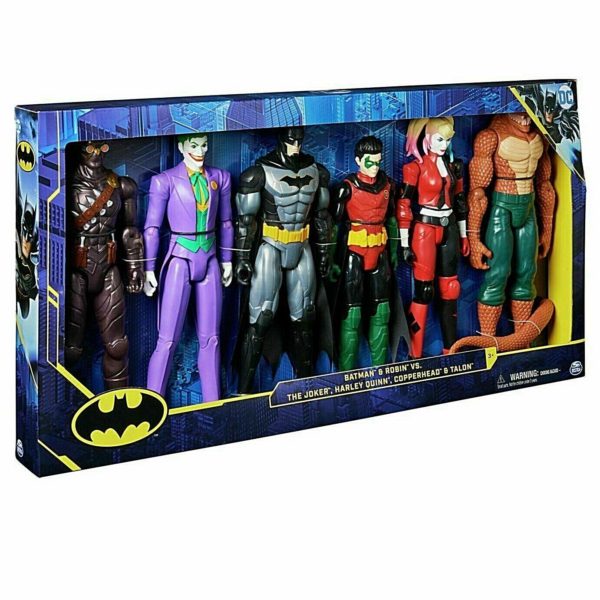 DC Batman 12 Inch Action Figures 6 Pack Gift Set