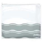 just be... Microfibre Wave Beach Travel Towel - Grey Large 160 x 80cm