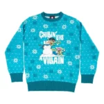 Official Robin & Riddler ‘Chillin Like A Villain’ Kids Christmas Jumper for Boys & Girls – Ugly Novelty Gifts Xmas Jumper – DC Comics Unisex Kids Knitted Sweater Design - Officially Licensed