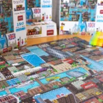 bopster 8-bit London Pixel Jigsaw Puzzle 1000 Pieces for Kids Teens and Adults 70 x 50cm Level 3