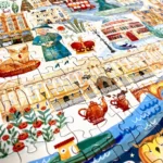 bopster London City Illustrated Jigsaw Puzzle 1000pcs