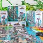 bopster 8-bit New York Pixel Jigsaw Puzzle 180 Pieces for Kids Teens and Adults 57 x 42cm Level 1