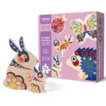 Mideer My First Puzzle Toddler Jigsaw for Children with Large Extra Thick Pieces for Kids Illustrated Animal Shapes 2 3 + Years - Garden Animals