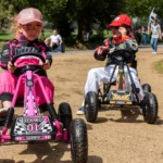 bopster - Pedal Go Kart with Inflatable Tyres 5-8 Years - Flame