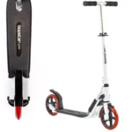 bopster® Sport Pro Adult Kick Scooter | Big Two Wheels Commuter City Scooter | 1 Click Rapid Folding Push Scooter 4.4kg Light Frame