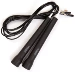 just be...… Skipping and Speed Adult Jump Rope for Fitness and Fat Burning Home Gym Park Workouts HIIT Sessions Boxing and Weight Loss Non-Slip Handle and a 275cm Adjustable Length Rope - Black