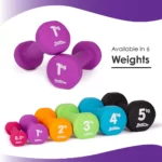 just be...® Dumbbells Set - Purple - 1kg