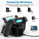3rd Earth PS4 Dual Controller Charger