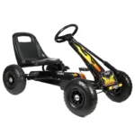 bopster - Pedal Go Kart with Inflatable Tyres 5-8 Years - Flame