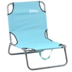 just be...…® Beach & Garden Folding Sun Chair Lounger – Light Blue
