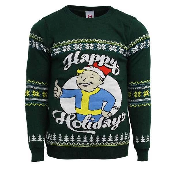 Official Numskull Fallout Happy Holidays Christmas Xmas Jumper- UK XS/US 2XS New