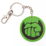 MARVEL Comics HULK Superhero Keychain Keyring With Claw Clip