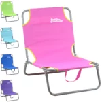 just be...…® Beach & Garden Folding Sun Chair Lounger – Pink