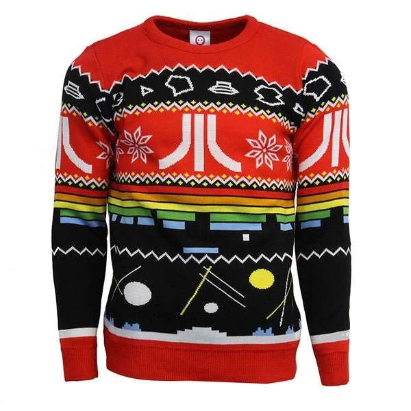 Official Atari Christmas Jumper/Ugly Sweater – UK S/US XS Red