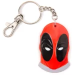 MARVEL DEADPOOL Superhero Keychain Keyring With Claw Clip