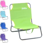 just be...…® Beach & Garden Folding Sun Chair Lounger – Green