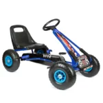 bopster - Pedal Go Kart with Inflatable Tyres 5-8 Years - Blue