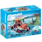 Playmobil 9435 Action Dino Hovercraft with Underwater Motor