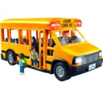 Playmobil City Life School Bus With Flashing Lights