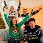 Numskull Unisex Official Crash Bandicoot Knitted Christmas Jumper for Men or Women - Ugly Novelty Sweater Gift Green [video game]