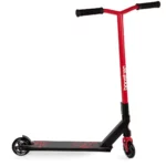 bopster Stunt Scooter Deck 360 Swivel Spin | Lightweight Freestyle Sport Scooters with 50cm Wide Bar | Ideal for Kids, Boys, & Girls Ages 8+ | Red